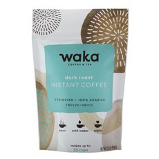waka 埃塞俄比亞深焙即溶咖啡, 99g, 研磨咖啡粉