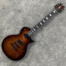 ESP E-II ECLIPSE QM TESB 虎眼漸層 FISHMAN 電吉他 反拍樂器, 詳見包裝, 1個