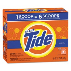 Tide 汰漬 濃縮洗衣粉, 1個, 595克