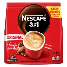 NESCAFE 雀巢咖啡 經典三合一拿鐵沖泡包, 18g, 1個, 25入