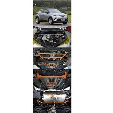 SUMMIT 三密特 C-HR 鋁合金前上拉桿, 強化三角架 6800