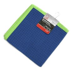 CHEF CRAFT 廚師工藝棉質洗碗布廚房布, 2入, 藍色+綠色