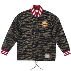 mitchell & ness 休士頓火箭隊老虎運動夾克