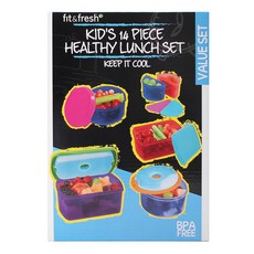 fit&fresh 保冷午餐盒 6入, 1個, 混色
