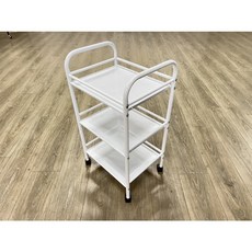 煦煦居家生活 多功能收納置物車, 白色, 3層
