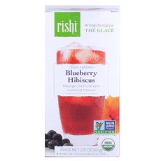 RISHI 藍莓洛神花茶, 1個, 60克