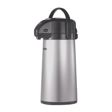 THERMOS 膳魔師 手提式不鏽鋼水壺, 黑色+銀色