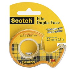 3M Scotch 雙面膠帶 12.7mm x 6.3m, 1個