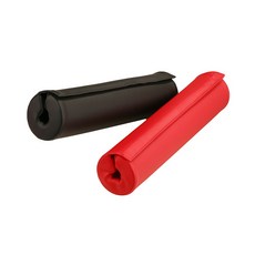 Fitek 高級皮革臀推墊 健身重訓槓鈴墊 槓鈴套 長槓墊 長槓肩墊 長槓護套, 黑色, 1個