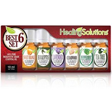 HealingSolutions 6款身體精油組合, 1個, 10ml