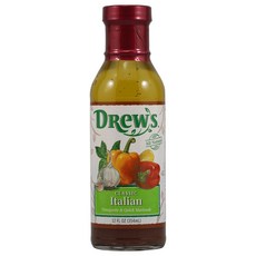 Drew's All Natural 義大利經典沙拉醬, 1個, 354ml