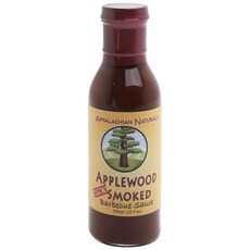 Appalachian Naturals 蘋果木煙熏辣燒烤醬, 1個, 355ml