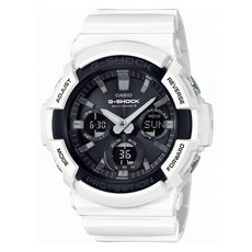 CASIO 卡西歐 G-SHOCK 男款G-Shock太陽能手錶 GAW-100B-7AJF, 白色