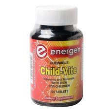 energen 綜合維他命礦物鐵咀嚼錠, 1罐, 120顆