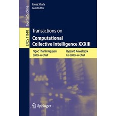 (英文圖書) Transactions on Computational Collective Intelligence XXXIII 平裝版, Springer, 英文