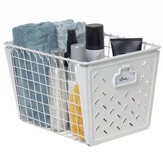 SPECTRUM 麥克林籃子廚房儲物籃, 白色的