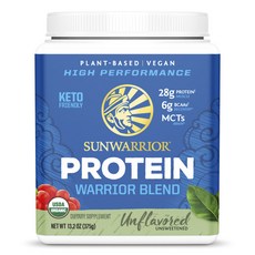 SUNWARRIOR 無味蛋白質沖泡粉, 1個, 375克