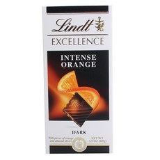 Lindt 瑞士蓮 濃橙黑巧克力, 1片, 100g