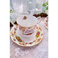 #開發票 現貨速發節慶系列 絕版骨瓷 杯盤組 古董花色 高品質 復古 蝴蝶結 玫瑰 蝴蝶結 公主風 生活用品 居家生活