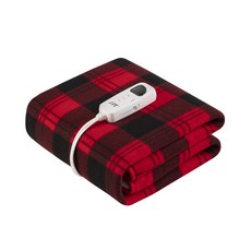 尚朋堂 微電腦電熱毯(短絨毛) 紅格紋, 單人