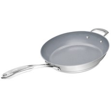 chantal 單耳手柄不鏽鋼陶瓷塗層煎鍋, 1個, 27.9cm