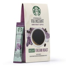 STARBUCKS 星巴克 即溶低咖啡因深焙義大利咖啡, 7件, 3.3克