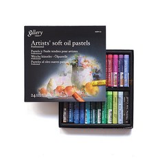 MUNGYO Gallery 專家級軟性油蠟筆套裝，12/24/36/48色可選，色彩鮮明，質地柔軟，韓國製, 24色