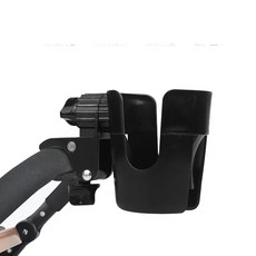 嬰兒車杯架, 黑色, 1個