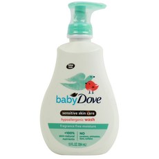 Dove 多芬 孩童溫和保濕沐浴乳 無香, 1瓶, 384ml