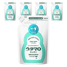 UTAMARO 東邦歌磨 廚房餐具洗碗精補充包 草本香, 5個, 250ml