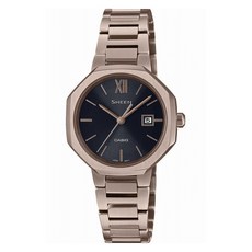 CASIO 卡西歐 SHEEN 女款金屬太陽能手錶 SHS-4529CG-1AJF