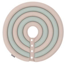 圓圈圈寵物頭套 伊莉莎白圈 防舔項圈 狗狗頭套 貓咪頭套, 米綠色, 1個