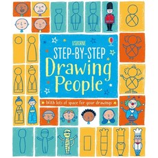 (英文圖書)Step-By-Step Drawing People 平裝版, Usborne Books, 英文