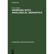 (英文圖書) Working with Analogical Semantics: Disambiguation Techniques in Dlt 精裝版, Walter de Gruyter, 英文