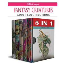 Fantasy Creatures: Adult Coloring Book Collection 精裝版, Valcal Software Ltd, 英文