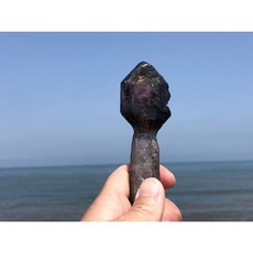 紫三輪骨幹水晶權杖 超七水晶 紫色晶體擺件, 紫