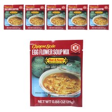 kikkoman 龜甲萬 中式蛋花酸辣湯, 6包, 25g