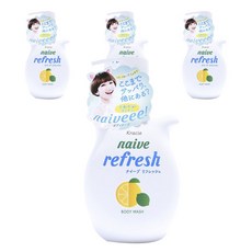 Kracie 葵緹亞 Naive清新沐浴露, 4個, 530ml