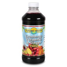 Dynamic Health Laboratories 蔓越莓薑黃和生薑補品, 1個, 473ml