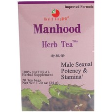 Health King 男士護理草本茶茶包, 1盒, 1.7克