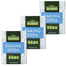 Springfield 小蘇打粉, 3個, 454克
