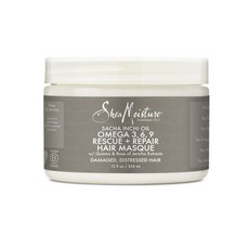 Shea Moisture Sacha Inchi油Omega 37781 Rescue+Repair髮膜 損傷壓力, 1個, 354ml