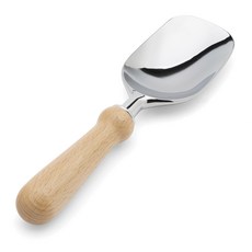 FOX RUN 冰淇淋勺, 1個, 銀+木