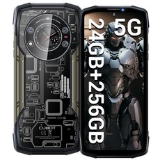 Cubot KingKong Star 前後雙螢幕透視手機 24GB 256GB 10600mAh大電量 6.78吋螢幕, 黑+紅