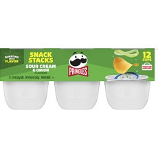 Pringles Snacks 酸奶油和洋蔥味, 1個, 252g