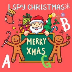 (英文圖書) I Spy Christmas: A Fun Guessing Game Book for Kids Age 2-5 Years Old 平裝版, Independently Published, 英文