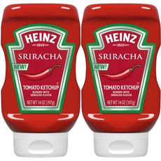 Heinz 亨氏 是拉差風味番茄醬 無麩質, 2個, 397克