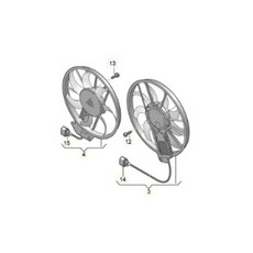 【KITCO】奧迪A4 A5 Q5 RS5 冷卻風扇 8K0959455H/8K0959455E 歐洲原廠電子扇, 8K0959455H