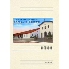 (英文圖書) Vintage Lined Notebook Greetings from San Luis Obispo 平裝版, Found Image Press, 英文