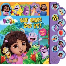 (英文圖書)Dora: We Can Do It! 10-Button Sound Book Board Books, Studio Fun International, 英文, 硬頁書
